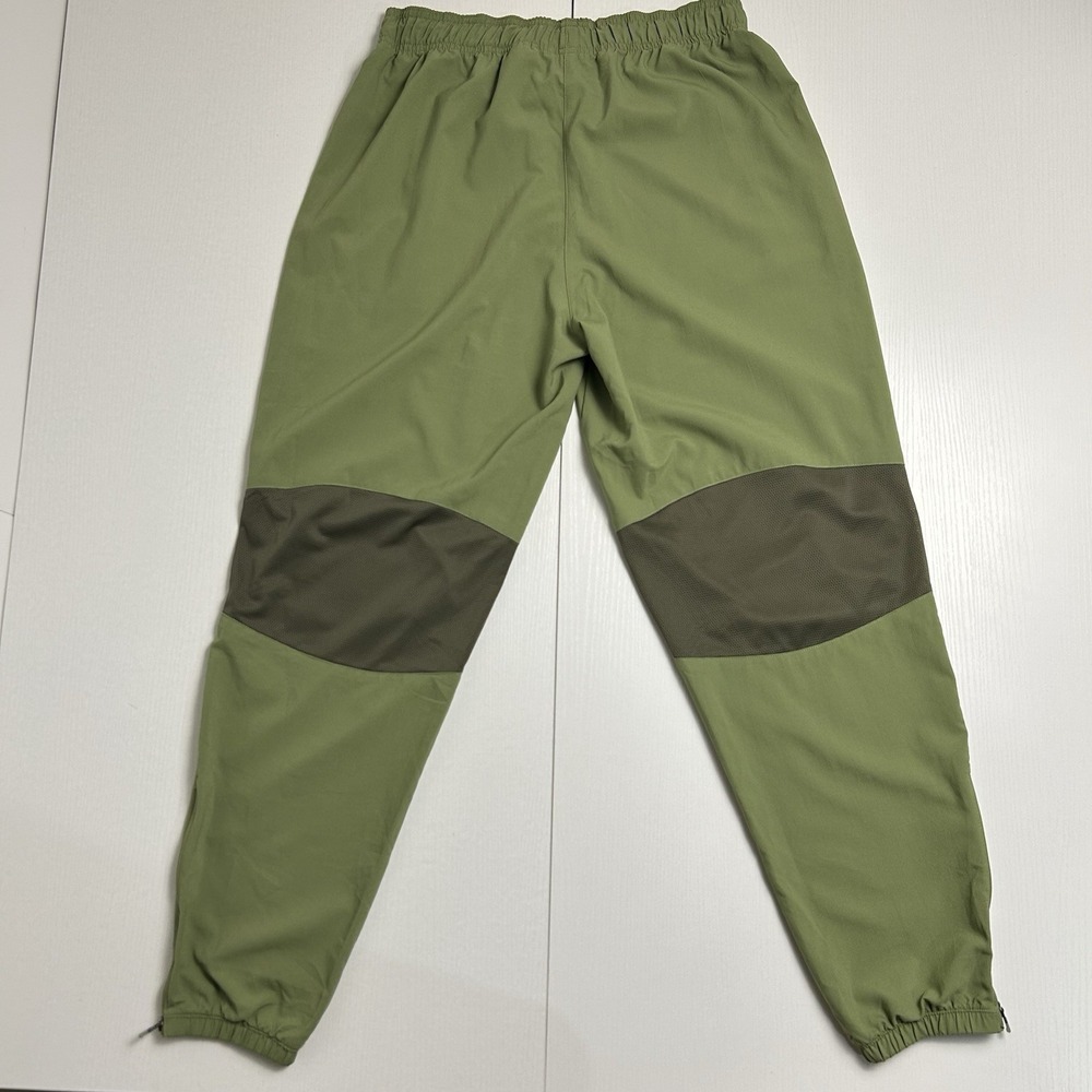 Nike Pants Womens Medium Green Dri-FIT Track Joggers Nike Air Zip Leg Cuff - Picture 2 of 10